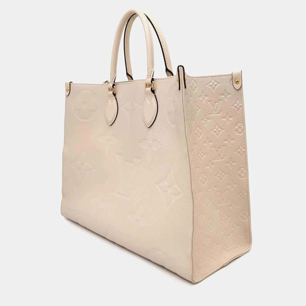 Louis Vuitton Louis Vuitton beige Monogram Empreinte On The Go GM Tote Bag 4