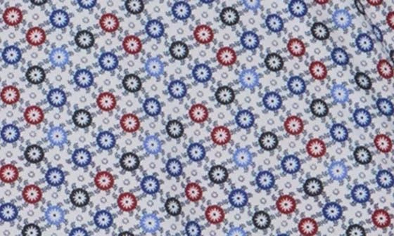 SOUL OF LONDON Dot Print Long Sleeve Button-Up Performance Shirt 4
