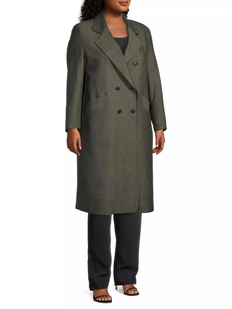 Baacal Double-Breasted Herringbone Coat 4