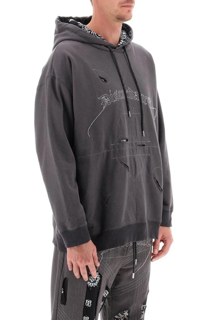 CHILDREN OF THE DISCORDANCE Children of the discordance hoodie with bandana detailing 2