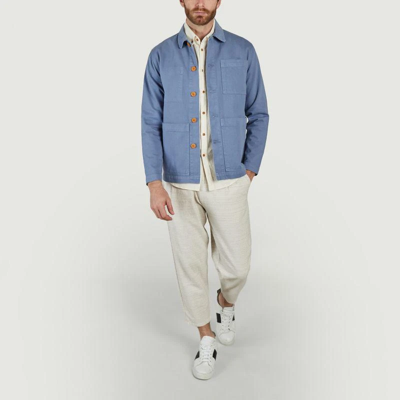 Olow Paris Chucalescu jacket BLEU AZUR OLOW PARIS 4