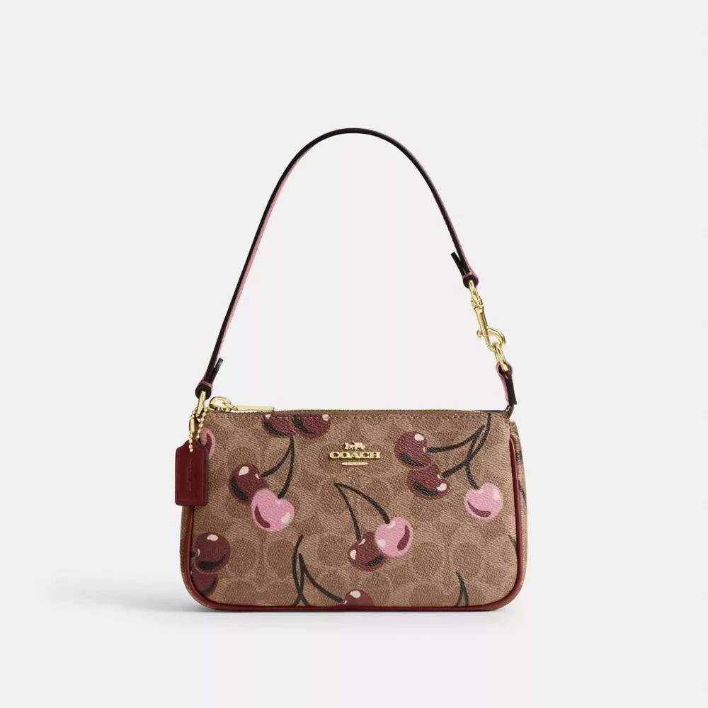 Coach Nolita 19 In Signature Canvas With Cherry Print 1