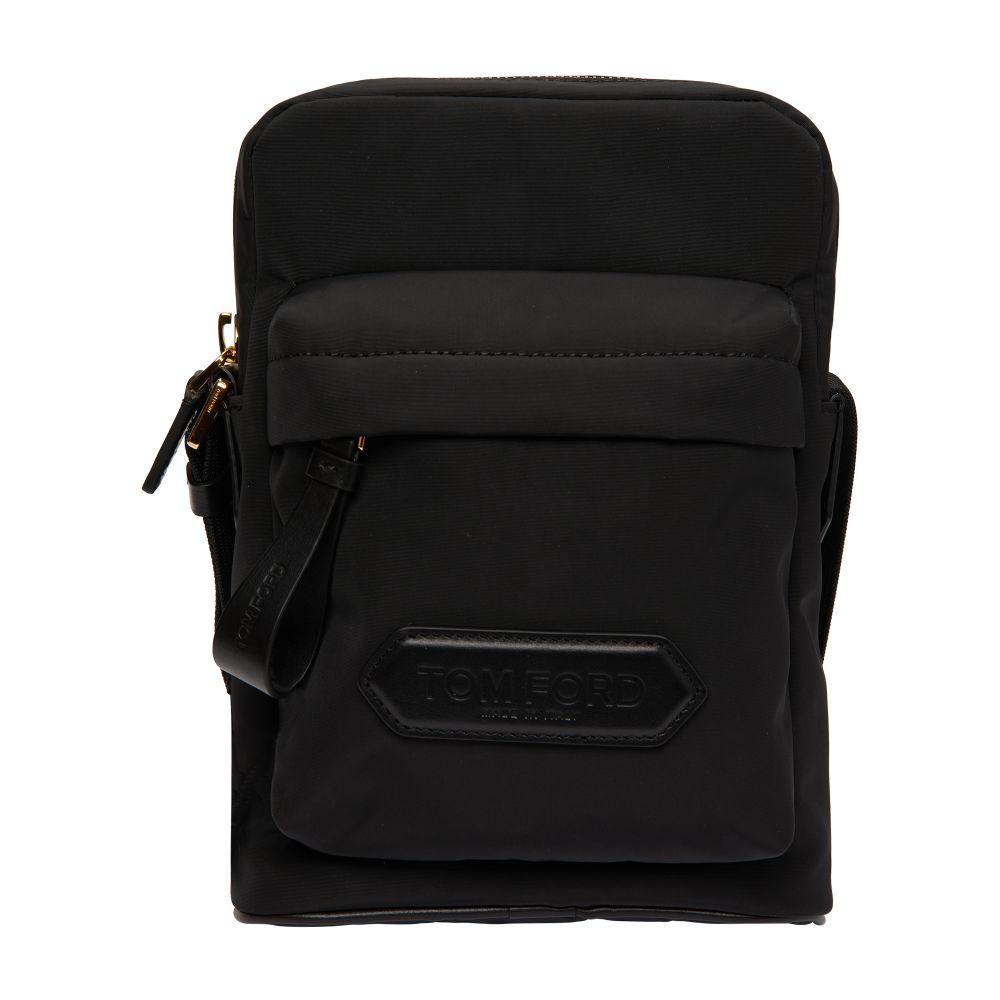 TOM FORD Utility crossbody bag ラージ メッセンジャー TOM FORD Leather Messenger Bag | Black | FARFETCH