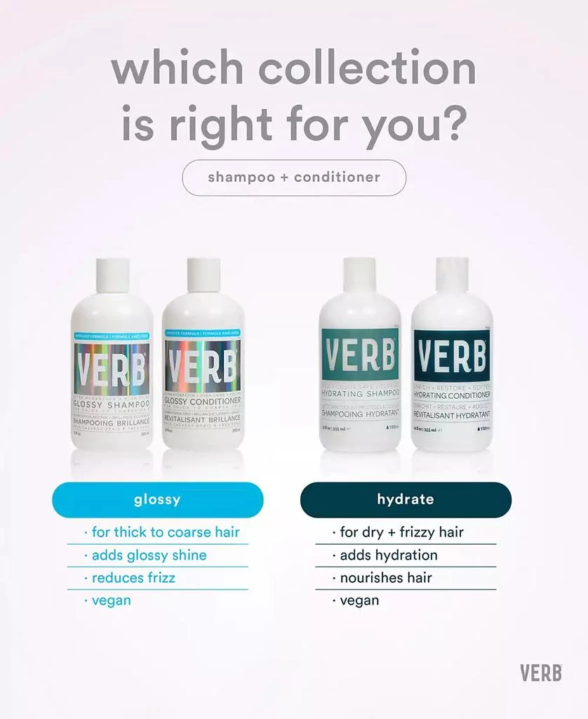 VERB Glossy Shampoo, 12 oz. 9