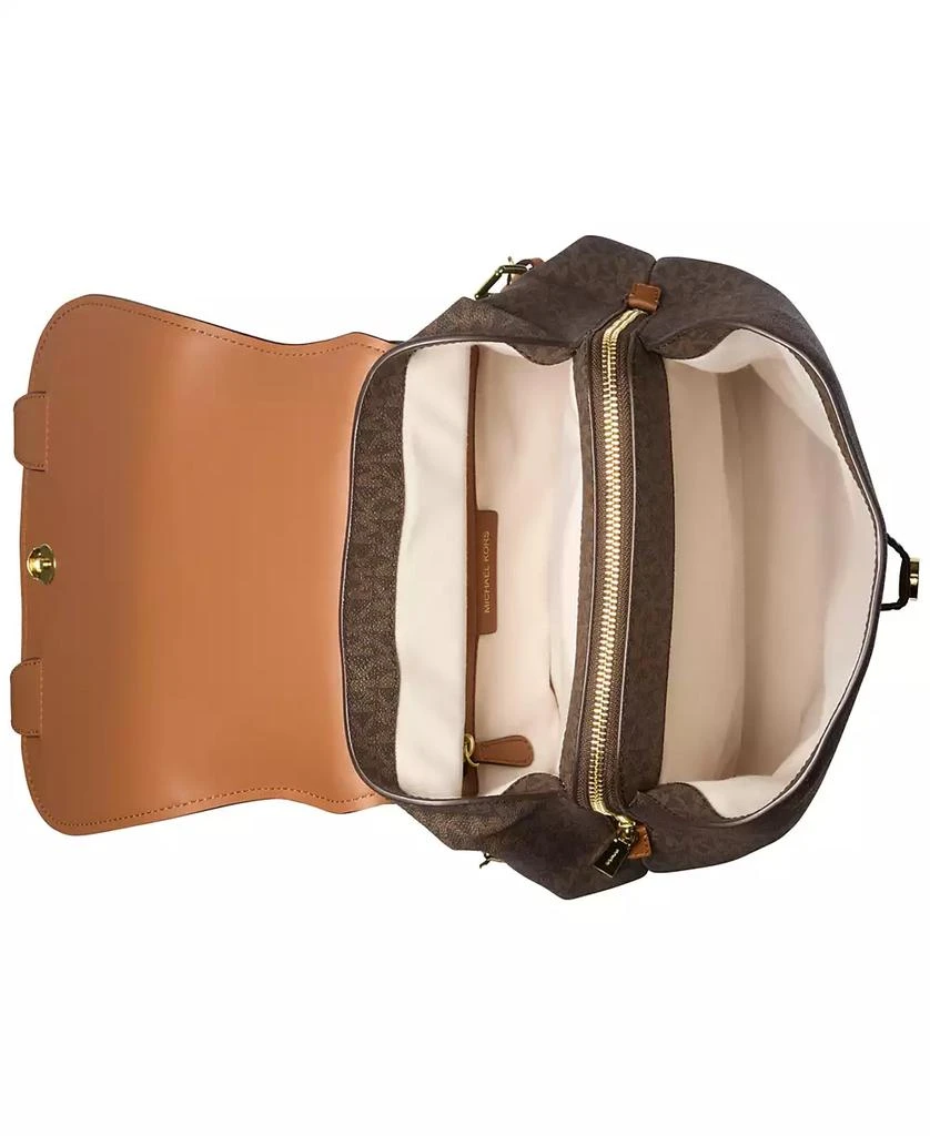 Michael Kors Quinn Small Logo Flap Backpack 3