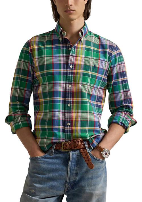 Ralph Lauren Ralph Lauren Classic Fit Plaid Oxford Shirt