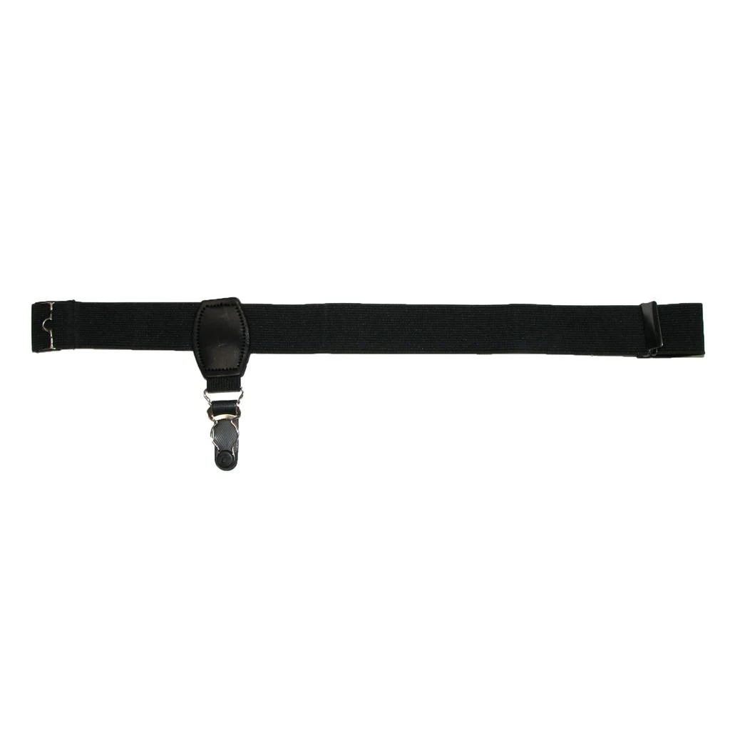 CTM Men's Elastic 1 Inch Sock Garters with 1 Clip 1