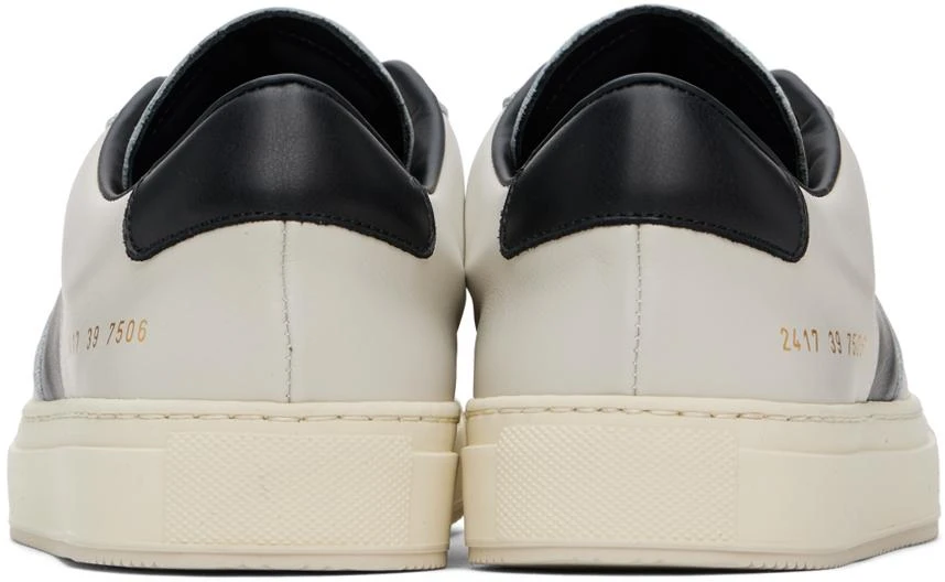 Common Projects Black & Off-White Decades Sneakers 2