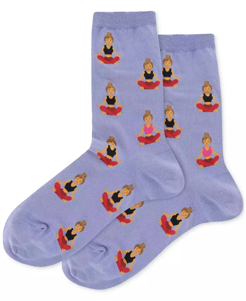 Hot Sox Women's Meditation Crew Socks 2