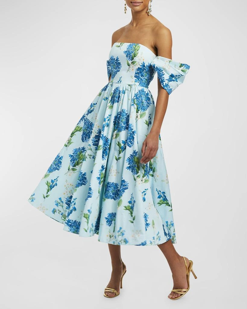 Mestiza New York Odette Floral-Print Convertible Midi Dress 3