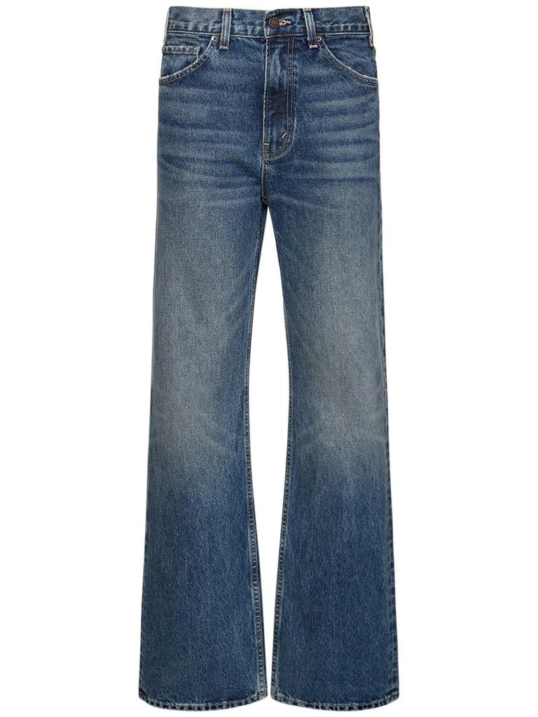 NILI LOTAN Mitchell Flared Cotton Denim Jeans 1