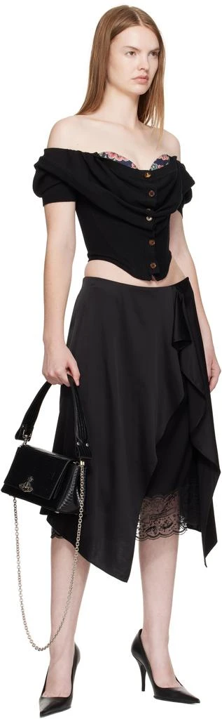 Vivienne Westwood Black Hazel Medium Handbag 4