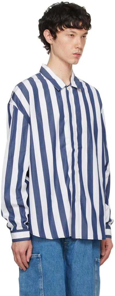 SUNNEI Blue & White Over Shirt 2