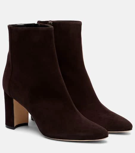 Manolo Blahnik Rosie 70 suede ankle boots 1