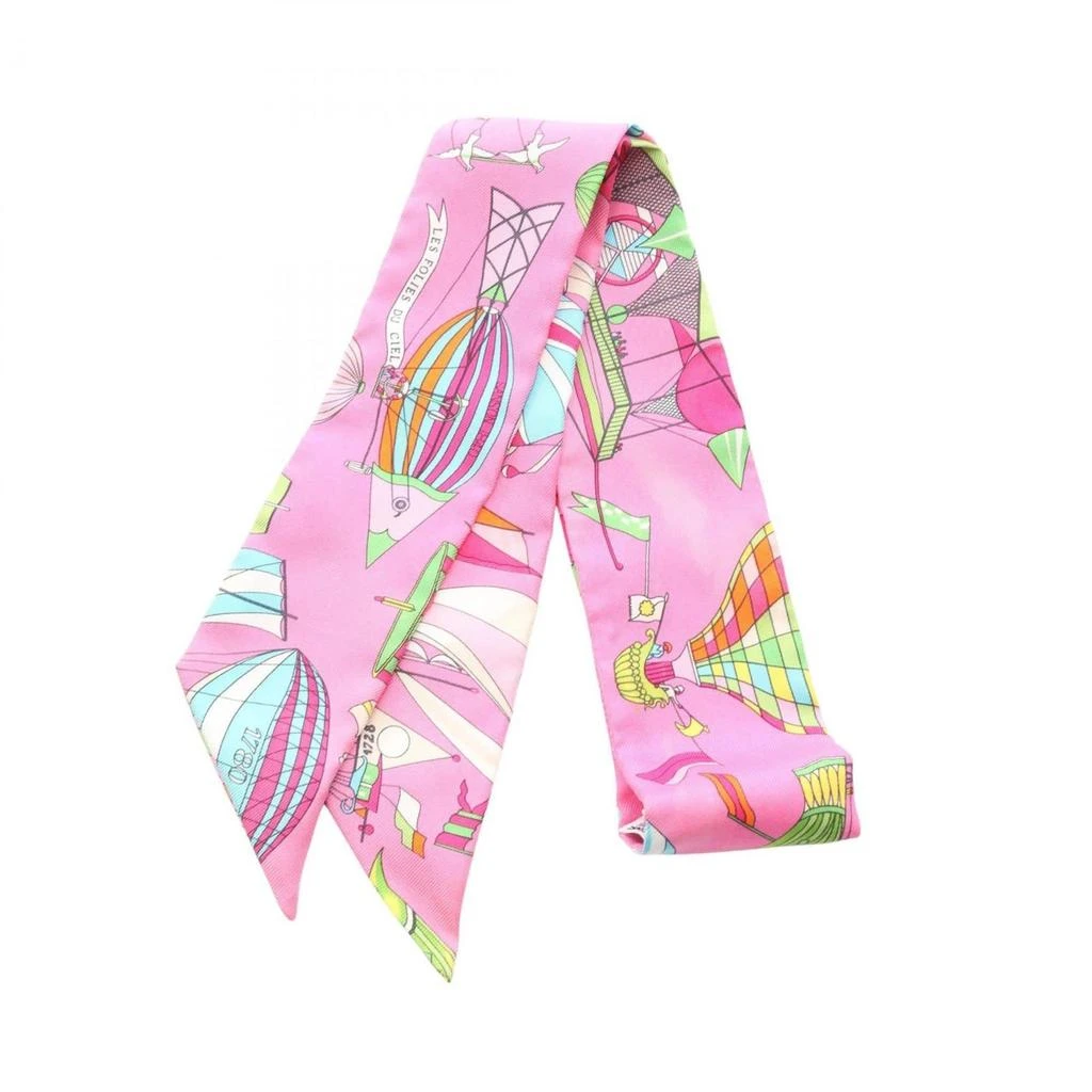 Hermes pink Silk Scarf (Pre-Owned)
