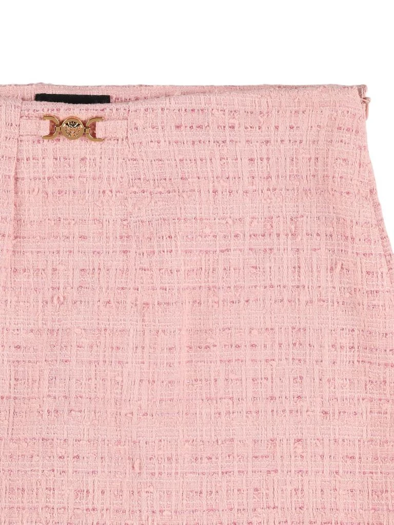 Versace Cotton Blend Tweed Skirt 1