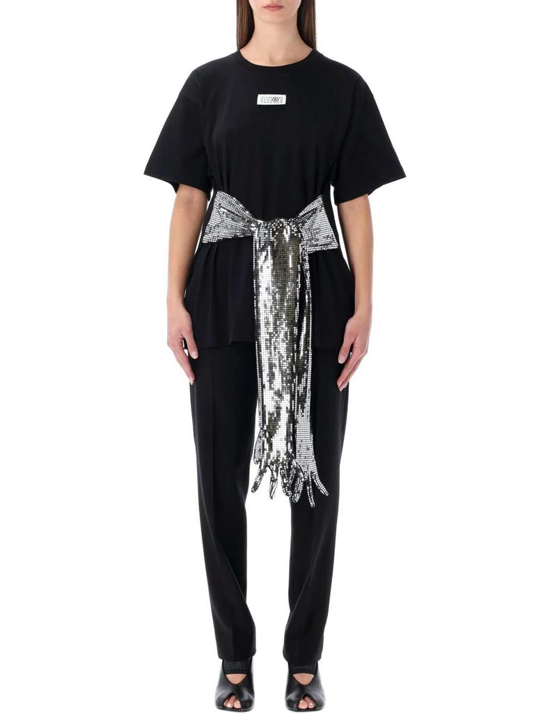 MM6 MM6 Maison Margiela Tshirt Sequin Gloves from Baltini