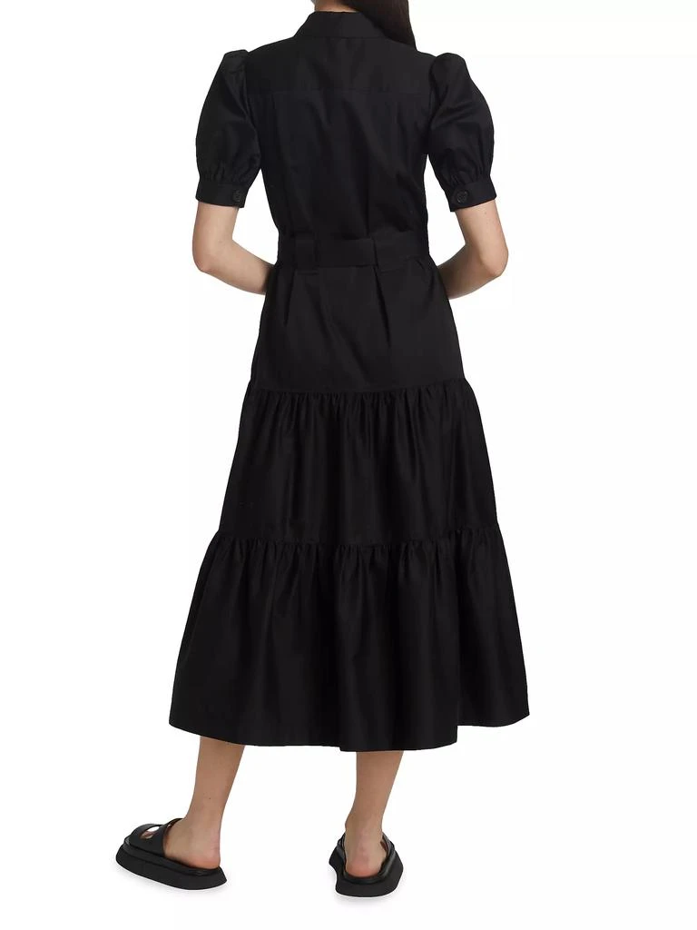 Derek Lam Buffy Poplin Utility Fit & Flare Midi-Dress 5
