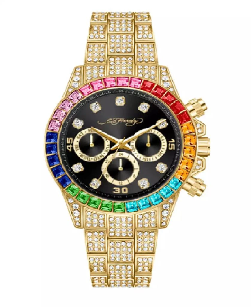 Ed Hardy Women's Quartz Gold-Tone Alloy Bracelet Watch 1