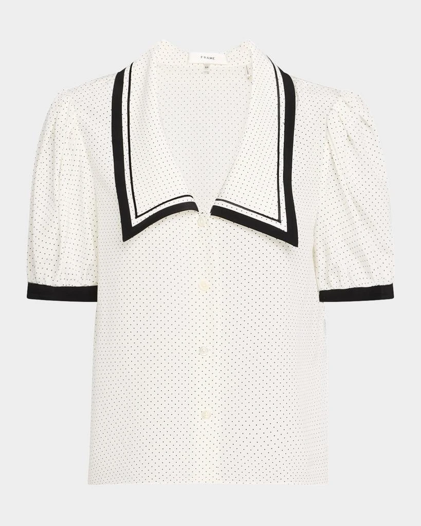 FRAME ​The Polka Dot Sailor Blouse 1