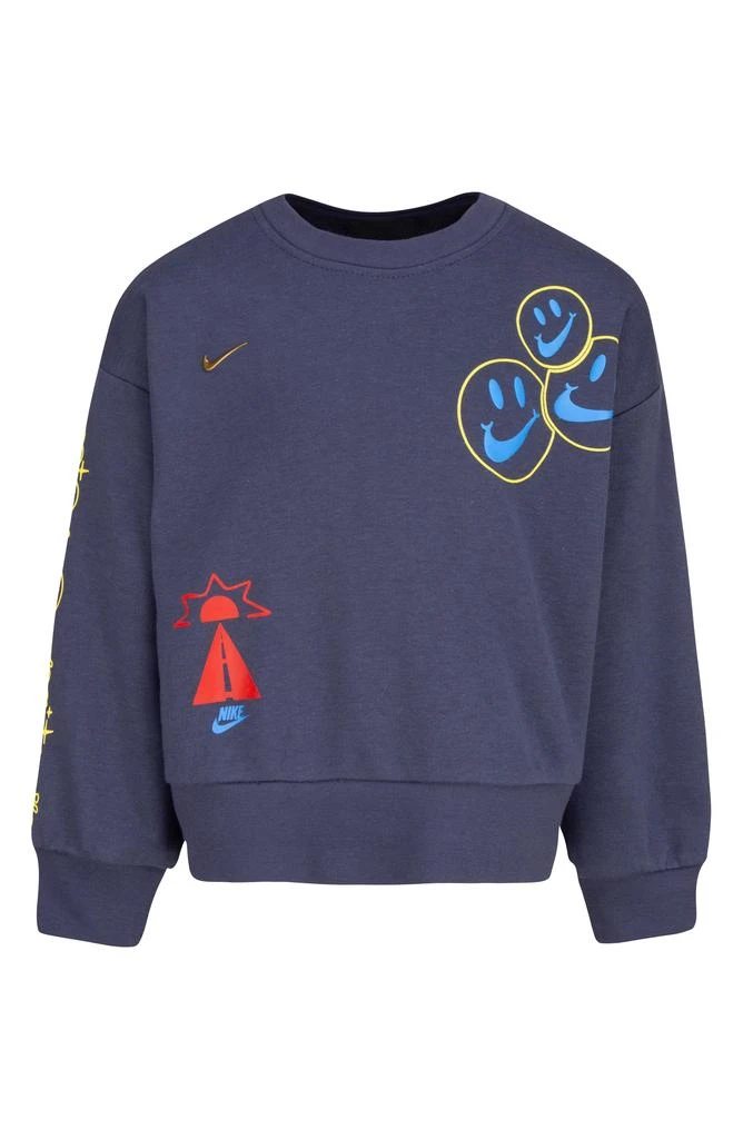 NIKE Kids' Go the Extra Smile Crewneck Pullover 2