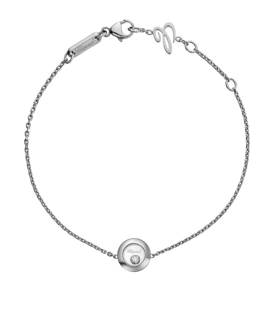 Chopard White Gold and Diamond Happy Diamonds Icons Bracelet 1