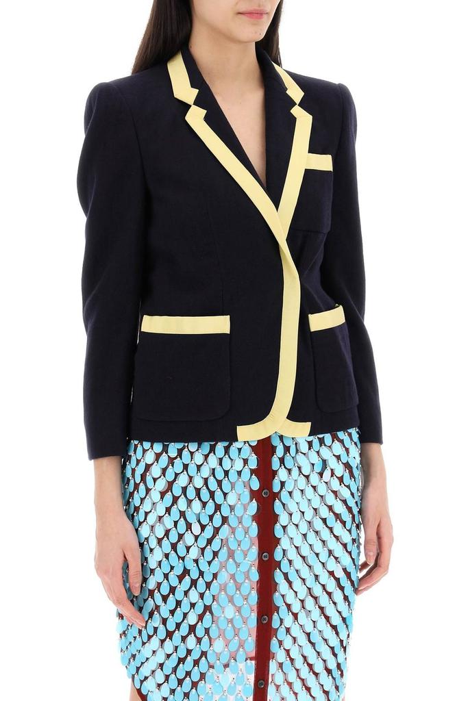 【関税込み】DRIES VAN NOTEN Bessie' blazer Dries Van Noten Dries Van Noten Bessie Fitted Waist Blazer