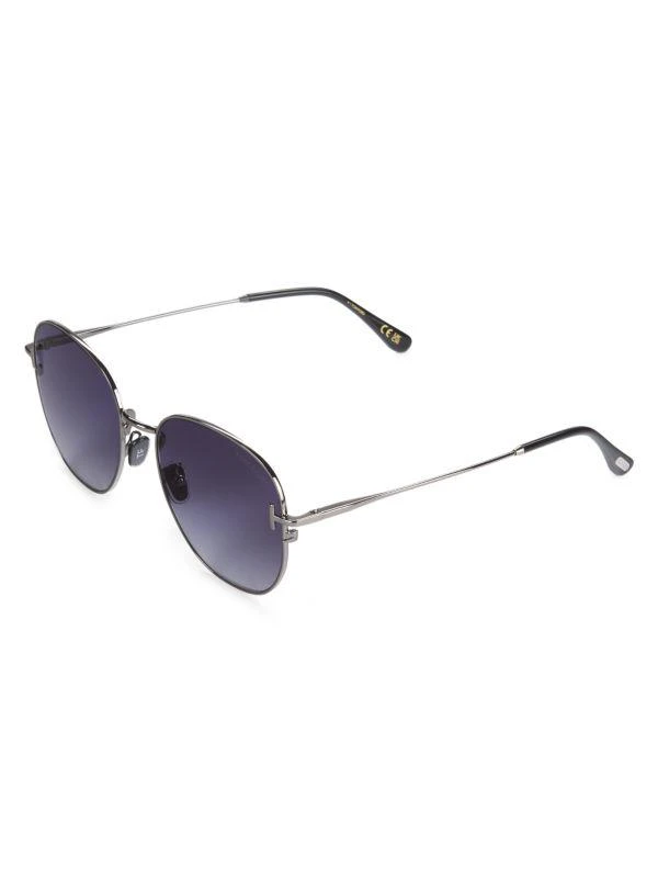 Tom Ford 56MM Oval Sunglasses 2