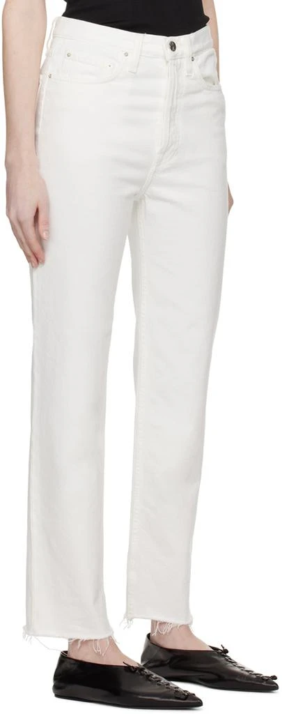 TOTEME White Classic Cut Jeans 2