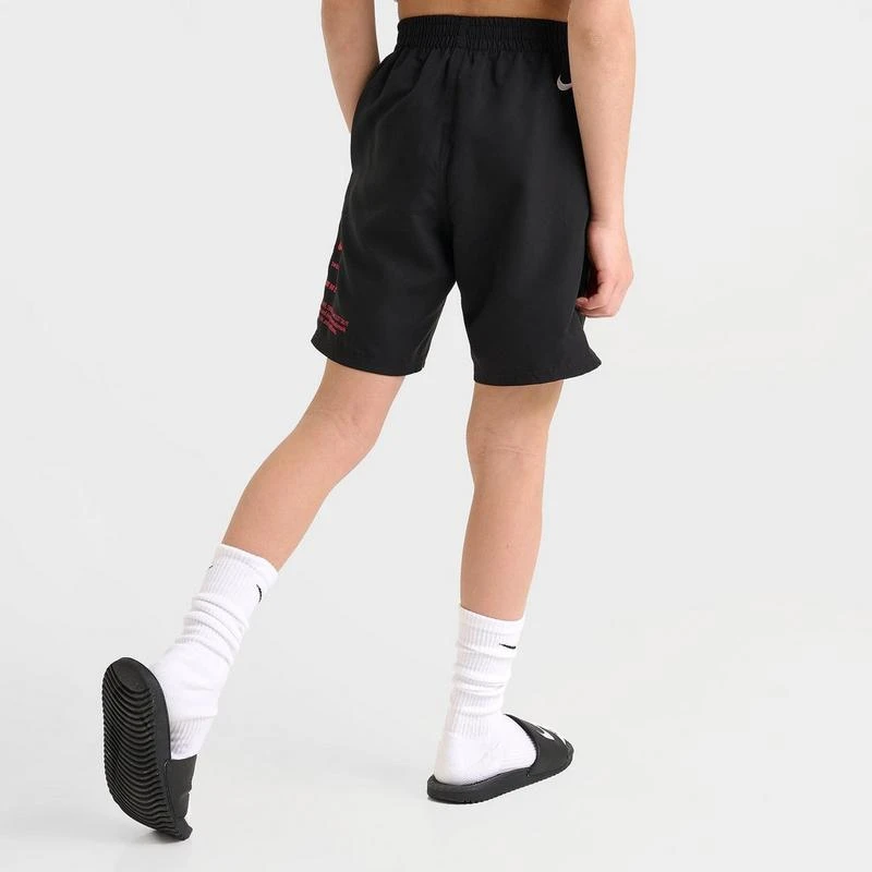 NIKE Big Kids' Nike Stacked Logo Swim Shorts 4