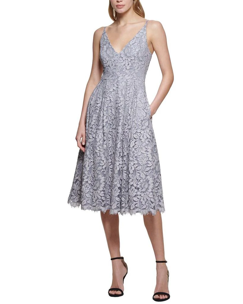 Eliza J Lace Fit & Flare Dress 1