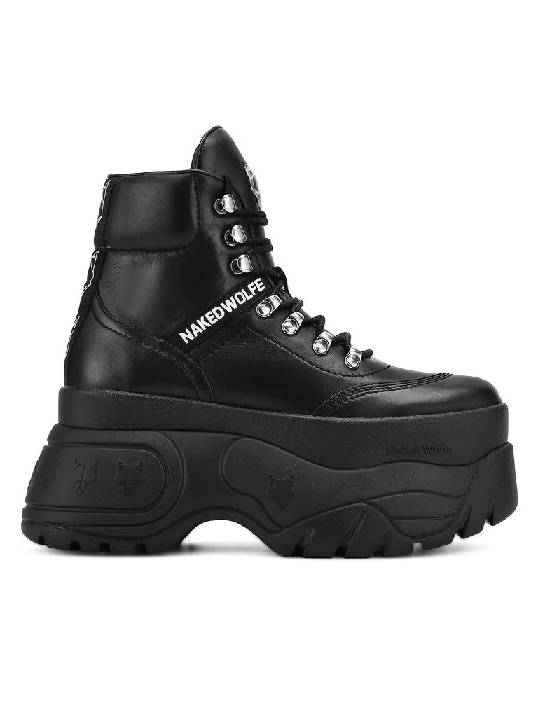 Naked Wolfe Spike White Boots 1