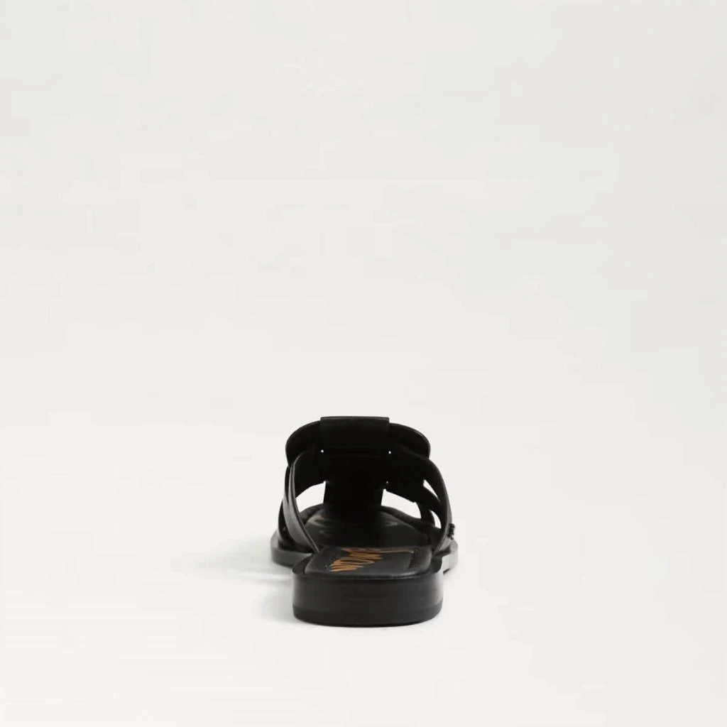 Sam Edelman Women's Dina Slip On Mule In Black Leather 4