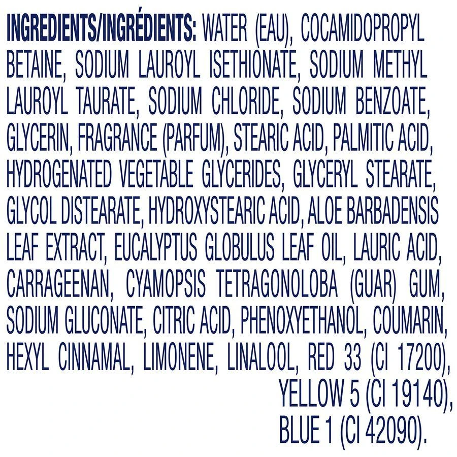 Dove Body Wash Invigorate Aloe 
Eucalyptus Oil 4