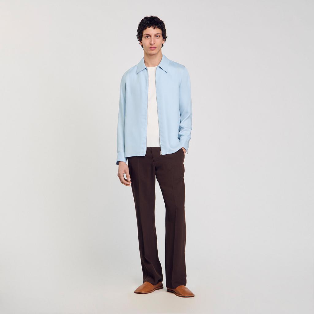Sandro Zip-up shirt