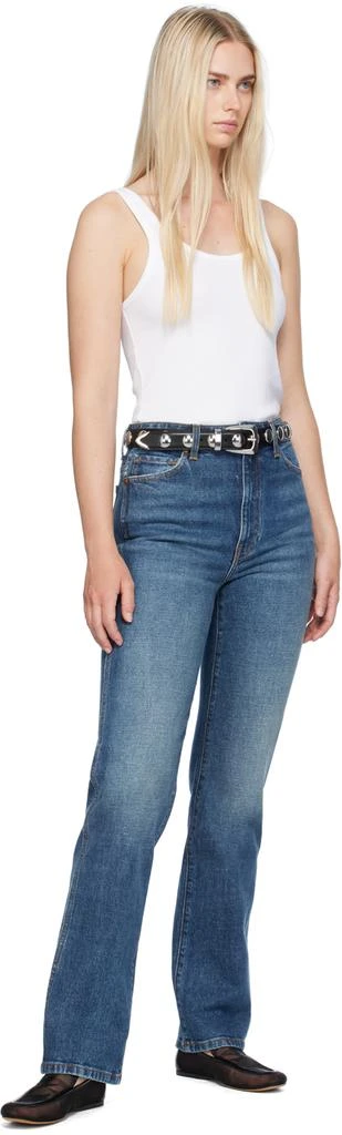 Khaite Blue 'The Danielle' Stretch Jeans 5