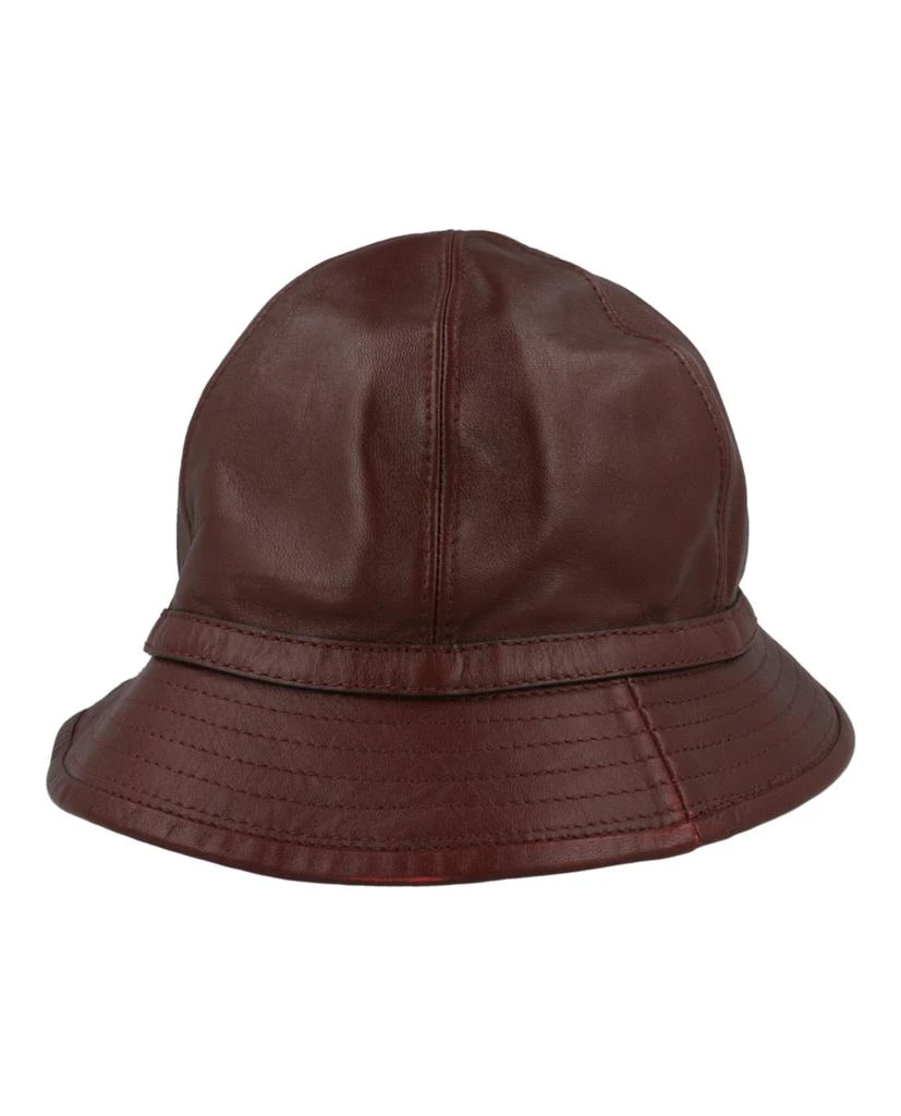 Gucci Horsebit Lambskin Leather Bucket Hat 2