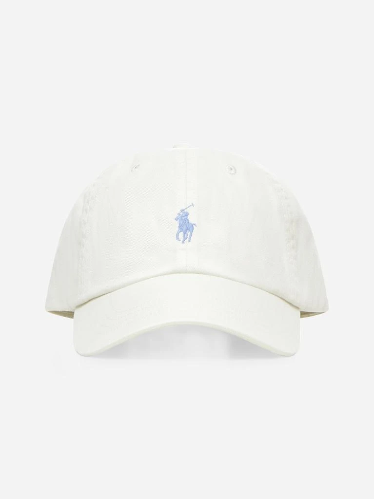 POLO RALPH LAUREN Beige cotton embroidered cap 1