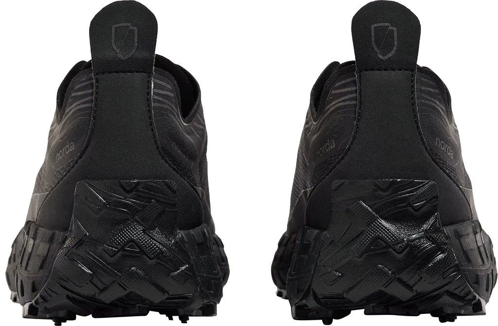 Norda 001 Stealth Black Seamless Trail Running Shoes - Men's 2