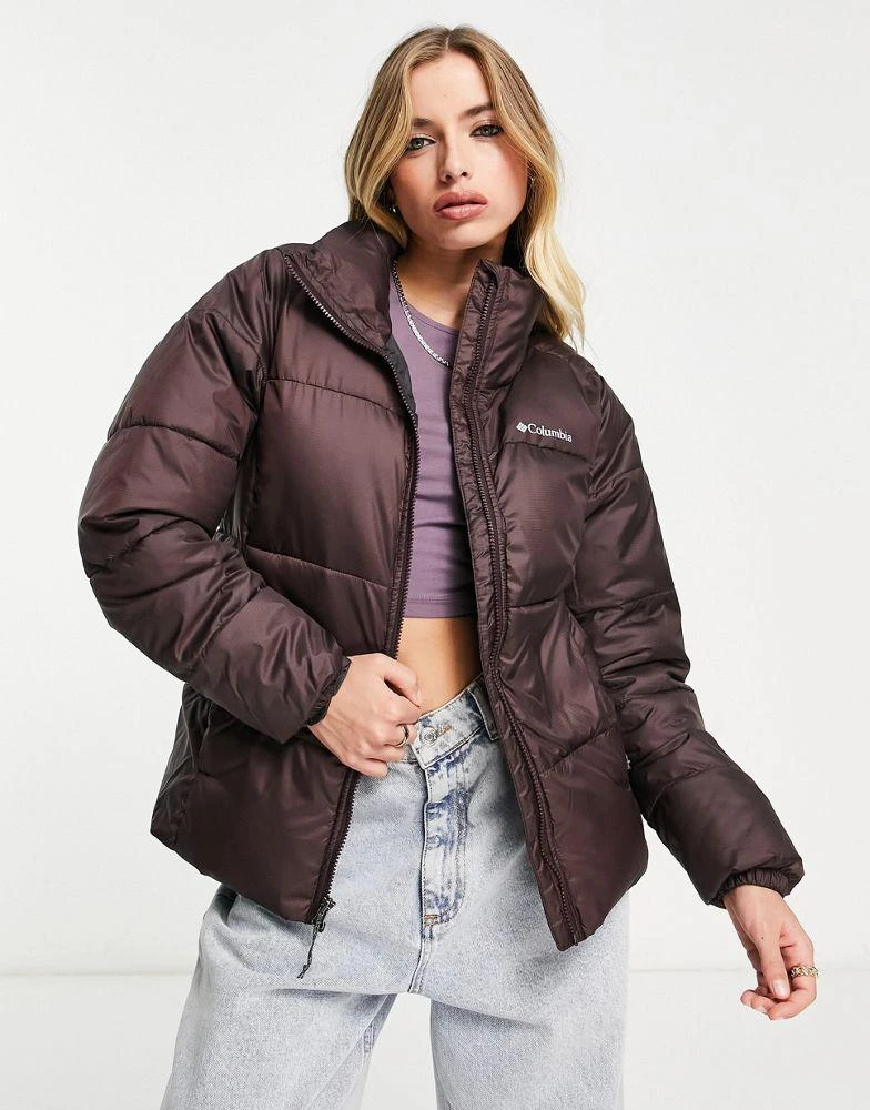 Columbia Columbia Puffect puffer jacket in purple 1