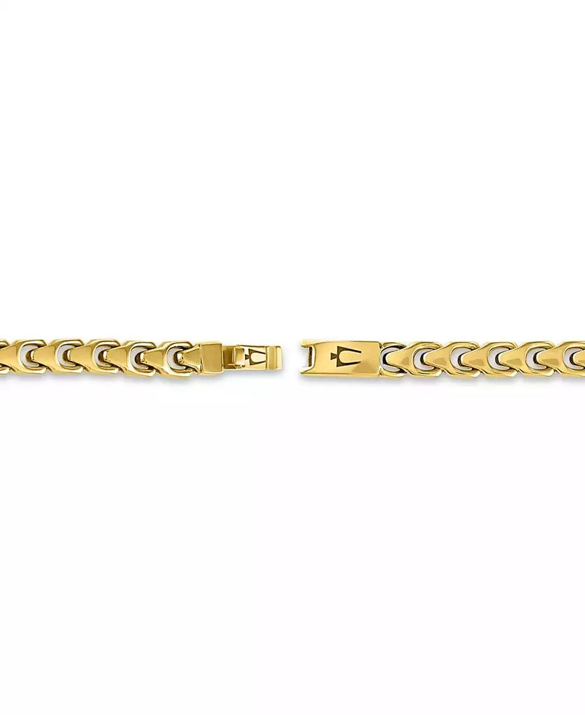 Bulova Gold-Tone Stainless Steel Link Bracelet 3