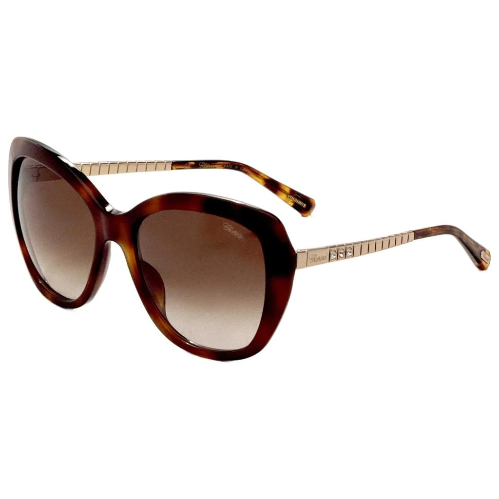 NEW Chopard Black Sl Grey Butterfly Ladies Sunglasses SCH354V 0700 54  IN BOX NEW Chopard Black Sl Grey Butterfly Ladies Sunglasses  main image 4