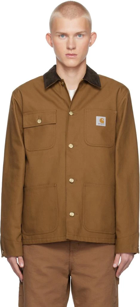 Carhartt WIP Brown Michigan Chore Coat 1