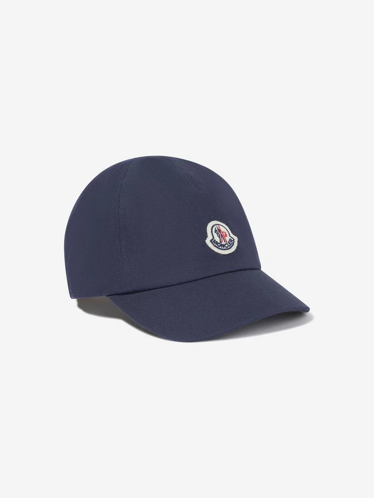 Moncler Baby Boys Logo Cap in Navy 1
