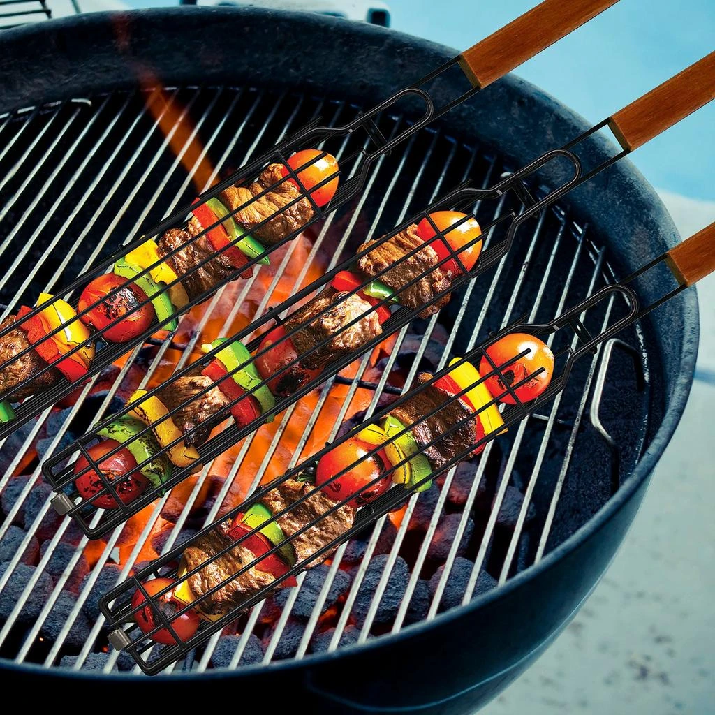 Norpro Nonstick Grilling Kabob Baskets, Set of 4 3