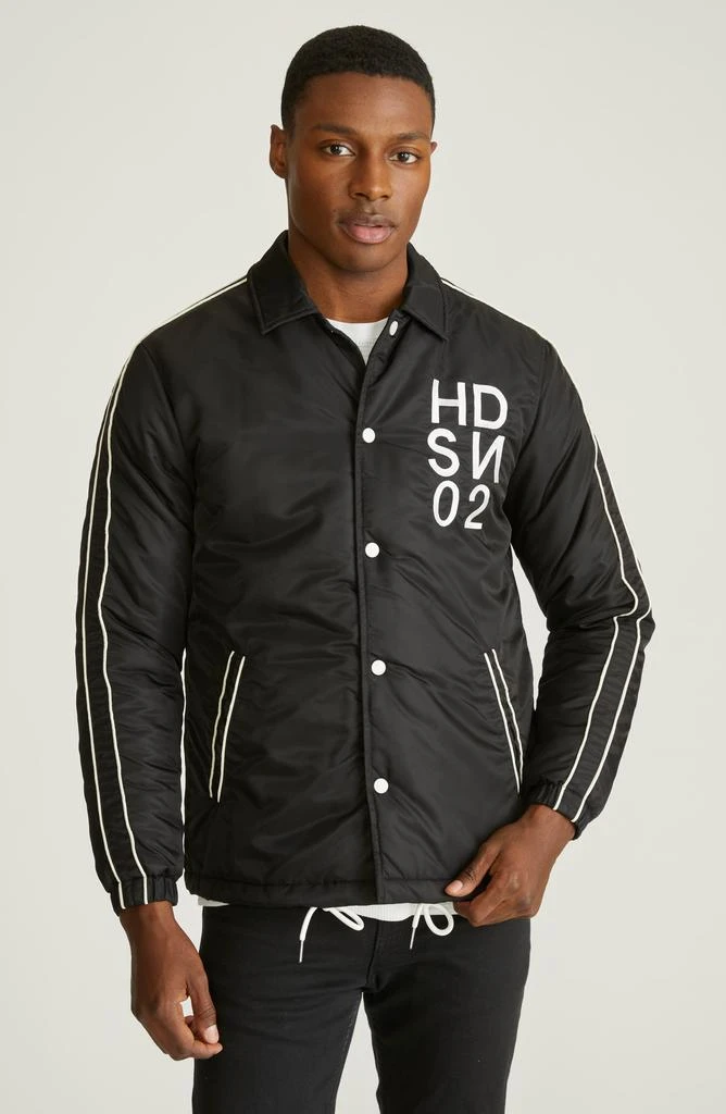 Hudson Water Repellent Insulated Nylon Coach's Jacket 7