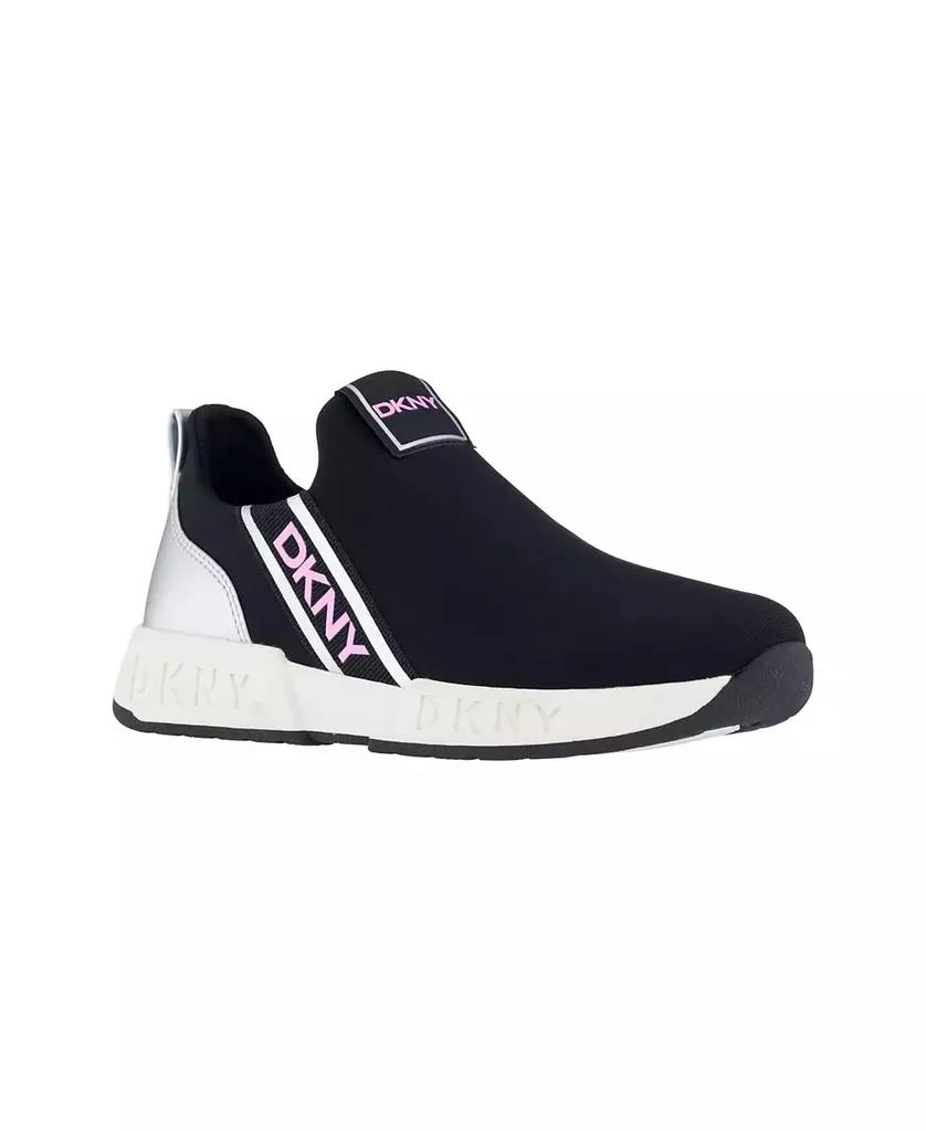 DKNY Toddler Girls Maddie Stripe Slip-On Padded Sneakers 1