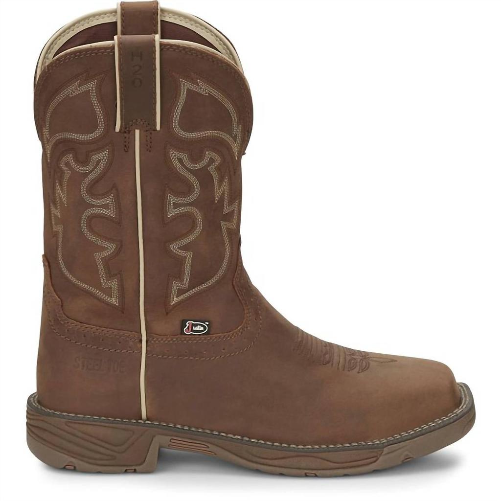 Justin MEN'S RUSH 11" STEEL TOE WATERPROOF WORK BOOT
