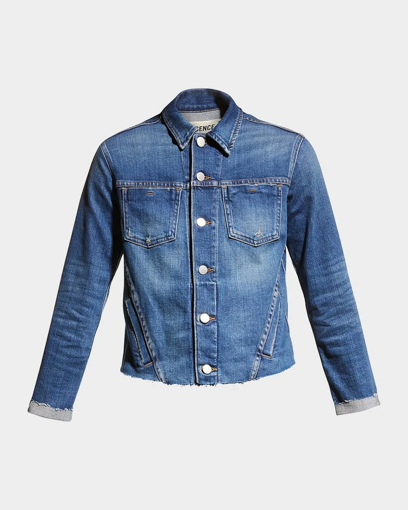 L'Agence Janelle Slim Raw-Edge Jacket 1