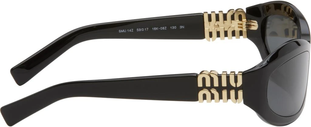 Miu Miu Eyewear Black Miu Glimpse Sunglasses 2
